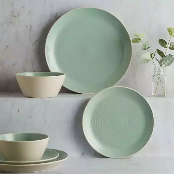 Dunelm Lulworth Seafoam 12 Piece Dinner Set 3 Dunelm Lulworth Seafoam 12 Piece Dinner Set