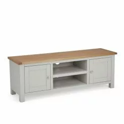 Dunelm Bromley Grey Wide TV Stand -dining room furniture Shop 30645265 alt03