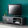 Dunelm Hanna Black Wide TV Stand -dining room furniture Shop 30645287