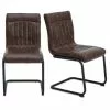 Dunelm Felix Set Of 2 Cantilever Faux Leather Dining Chairs 2 Dunelm Felix Set Of 2 Cantilever Faux Leather Dining Chairs -dining room furniture Shop 30645852