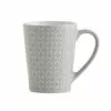 Dunelm Set Of 4 Grey Diamond Mugs -dining room furniture Shop 30646711