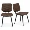 Dunelm Austin Set Of 2 Faux Leather Brown Dining Chairs 1 Dunelm Austin Set Of 2 Faux Leather Brown Dining Chairs -dining room furniture Shop 30647372