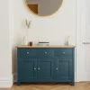 Dunelm Bromley Blue Large Sideboard -dining room furniture Shop 30656584