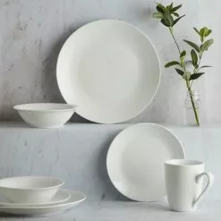 Dunelm Purity 16 Piece Dinner Set
