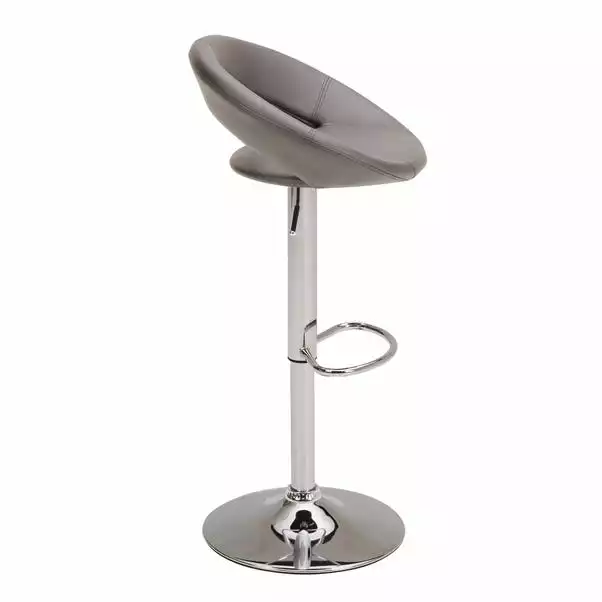 Dunelm Knox Faux Leather Bar Stool 5 Dunelm Knox Faux Leather Bar Stool - Image 3