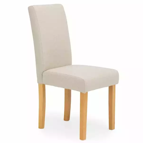 Dunelm Hugo Set Of 2 Dining Chairs Cream 5 Dunelm Hugo Set Of 2 Dining Chairs Cream - Image 3