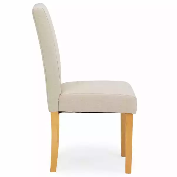Dunelm Hugo Set Of 2 Dining Chairs Cream 7 Dunelm Hugo Set Of 2 Dining Chairs Cream - Image 5