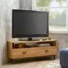 Dunelm Fulton Oak Effect Corner TV Stand 2 Dunelm Fulton Oak Effect Corner TV Stand -dining room furniture Shop 30666123