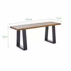Dunelm Jackson Dining Bench -dining room furniture Shop 30666559 alt04