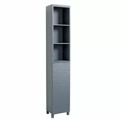 Lloyd Pascal Grey Wave Tall Cabinet