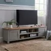 Dunelm Bromley Grey Extra Wide TV Stand -dining room furniture Shop 30685245