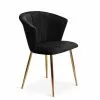 Dunelm Kendall Velvet Dining Chair -dining room furniture Shop 30685279