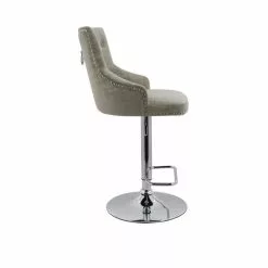Dunelm Selena Distressed Velvet Bar Stool -dining room furniture Shop 30685461 alt03