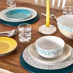 Dunelm Dottie Black 12 Piece Dinner Set 7 Dunelm Dottie Black 12 Piece Dinner Set -dining room furniture Shop 30689967 alt01