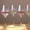 Dunelm Set Of 4 Cut Lustre Wine Glasses -dining room furniture Shop 30693000