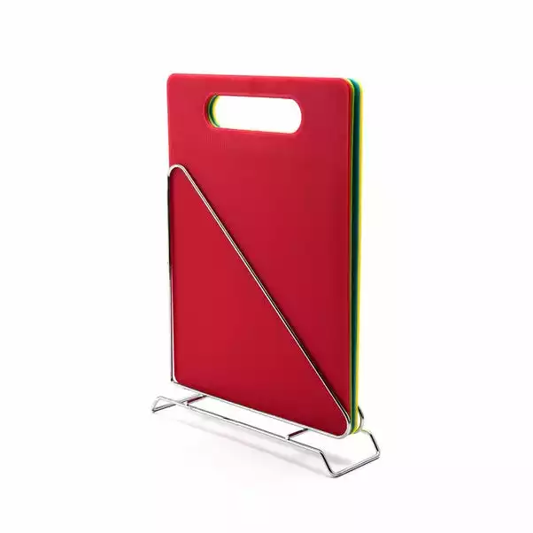 Dunelm Set Of 4 Chopping Boards With Holder 3 Dunelm Set Of 4 Chopping Boards With Holder