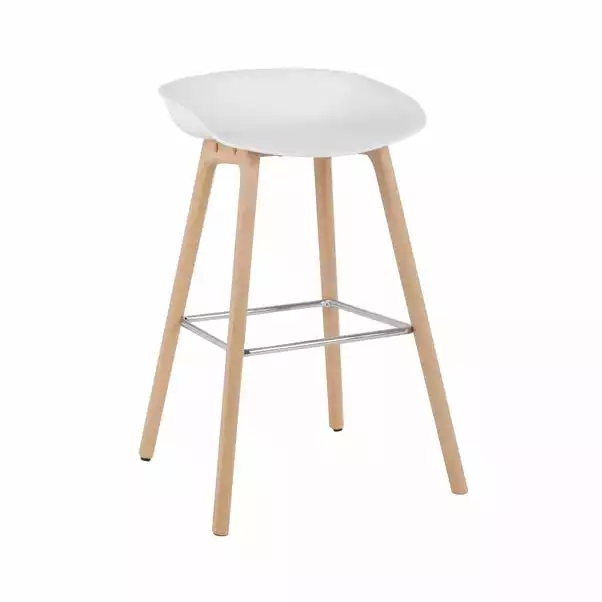 Dunelm Erik White Bar Stool 3 Dunelm Erik White Bar Stool