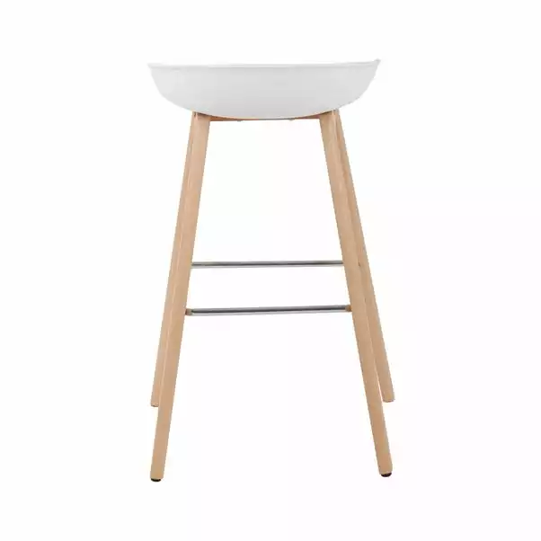 Dunelm Erik White Bar Stool 7 Dunelm Erik White Bar Stool - Image 5