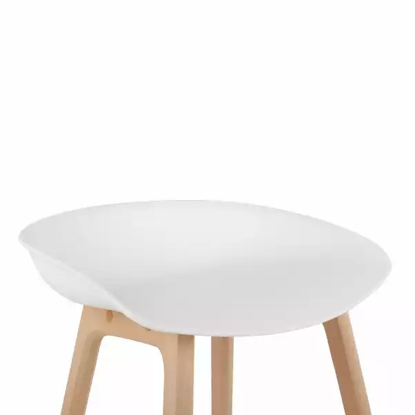 Dunelm Erik White Bar Stool 8 Dunelm Erik White Bar Stool - Image 6