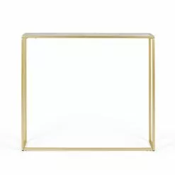 Dunelm Sullivan Gold Effect Slim Console Radiator Cover -dining room furniture Shop 30712354 alt02