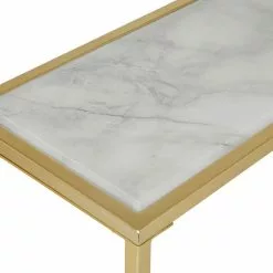 Dunelm Sullivan Gold Effect Slim Console Radiator Cover -dining room furniture Shop 30712354 alt04