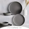 The Edited Life Urban Charcoal 12 Piece Dinner Set -dining room furniture Shop 30718087