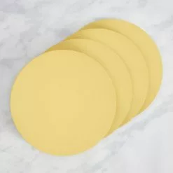 Dunelm Set Of 4 Painted Wooden Round Placemats