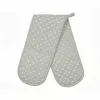 Dunelm Grey Dottie Double Oven Gloves -dining room furniture Shop 30726273