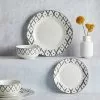 Dunelm Ikat 12 Piece Dinner Set