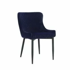 Dunelm Montreal Set Of 2 Velvet Dining Chairs -dining room furniture Shop 30744776 alt02