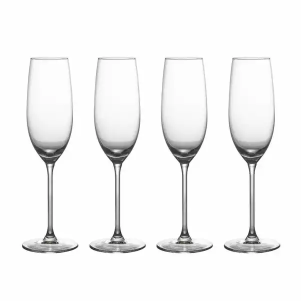 Dunelm Set Of 4 Ravello Champagne Flutes 3 Dunelm Set Of 4 Ravello Champagne Flutes