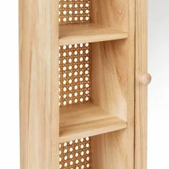 Dunelm French Cane Mirror Cabinet -dining room furniture Shop 30747348 alt03