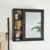 Dunelm French Cane Black Mirror Cabinet 2 Dunelm French Cane Black Mirror Cabinet -dining room furniture Shop 30747349