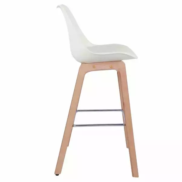 Dunelm Erik Bar Stool With White Back 6 Dunelm Erik Bar Stool With White Back - Image 4