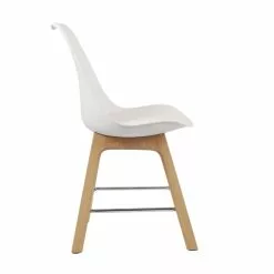 Dunelm Erik White Dining Chair -dining room furniture Shop 30747700 alt04