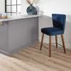 Dunelm Isla Velvet Bar Stool -dining room furniture Shop 30748290