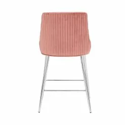 Dunelm Peyton Velvet Bar Stool 12 Dunelm Peyton Velvet Bar Stool -dining room furniture Shop 30748311 alt05