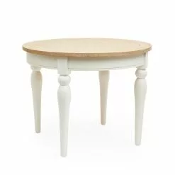 Dunelm Churchgate Ivory Round Dining Table -dining room furniture Shop 30748636 alt02