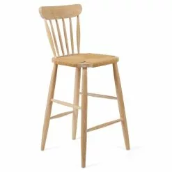 Dunelm Churchgate Ash Wood Spindle Bar Stool -dining room furniture Shop 30748639 alt04