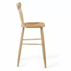Dunelm Churchgate Ash Wood Spindle Bar Stool -dining room furniture Shop 30748639 alt05
