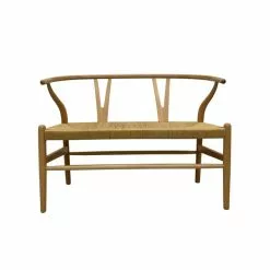 Dunelm Lara Wishbone Bench Seat -dining room furniture Shop 30751700 alt02