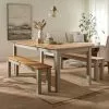 Dunelm Clifford Large Dining Bench Set -dining room furniture Shop 30753173