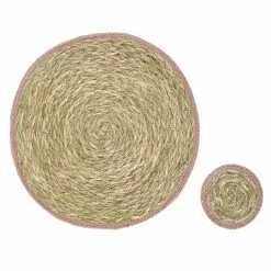 The Edited Life Set Of 2 Grass Braid Placemats -dining room furniture Shop 30755182 alt01