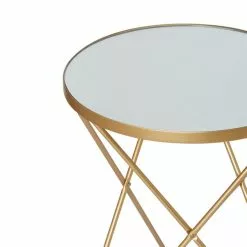 Dunelm Zoey Mirror Top Side Table -dining room furniture Shop 30756924 alt03