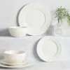 Dunelm Linear Embossed 12 Piece Dinner Set -dining room furniture Shop 30762586