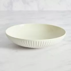 Dunelm Linear Embossed Porcelain Pasta Bowl