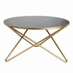 Dunelm Zoey Black Marble Effect Coffee Table -dining room furniture Shop 30764037 alt03