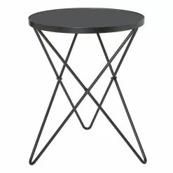 Dunelm Zoey Black Top Side Table -dining room furniture Shop 30764038 alt02