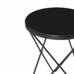 Dunelm Zoey Black Top Side Table -dining room furniture Shop 30764038 alt03