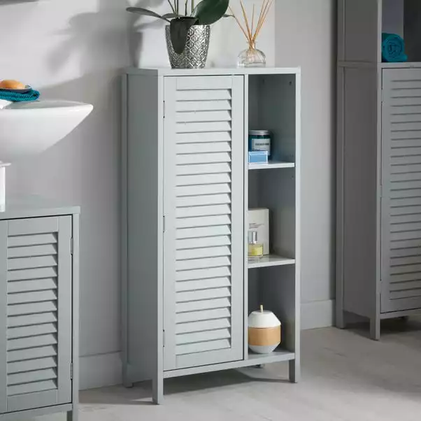 Dunelm Tuscany Console Unit Grey 4 Dunelm Tuscany Console Unit Grey - Image 2